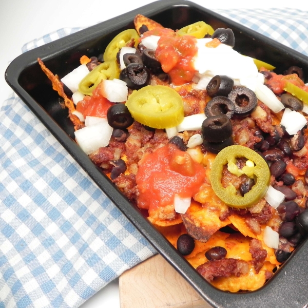 Corned Beef Hash Nachos