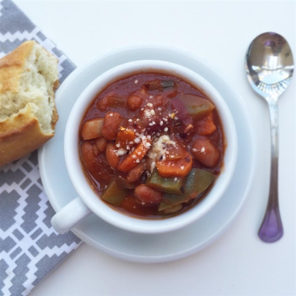 Slow Cooker Hearty Mixed Bean Stew with Sausage