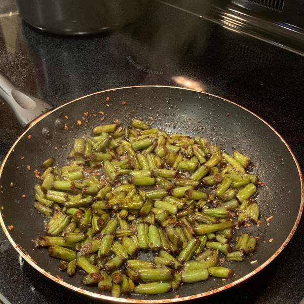 Dad's Pan-Fried Green Beans