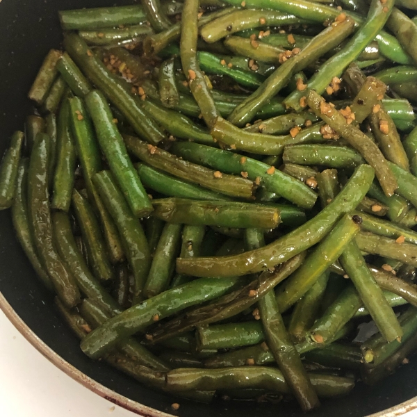 Dad's Pan-Fried Green Beans