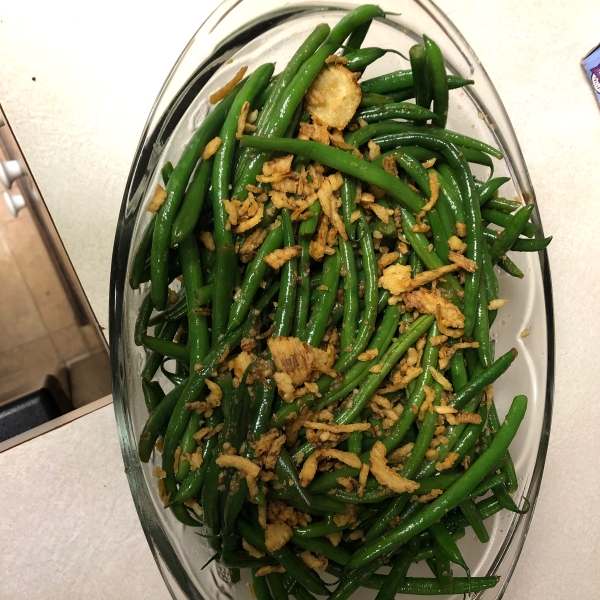 Dad's Pan-Fried Green Beans