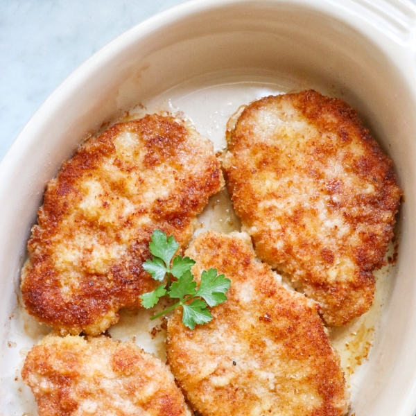 Breaded Baked Pork Chops