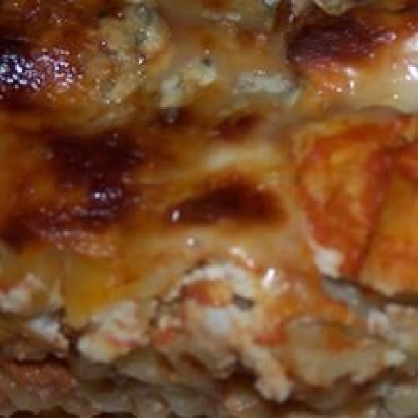 Buffalo Cheesy Chicken Lasagna