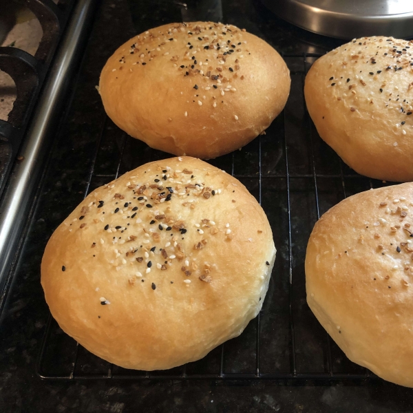 Soft Sandwich Buns (Dough Hook Mixer Version)