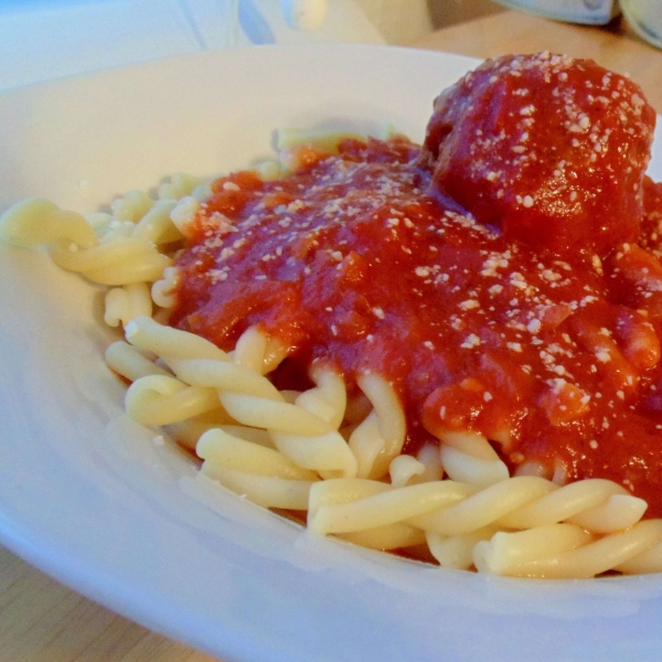 Nonna's Sweet Pasta Sauce for Two