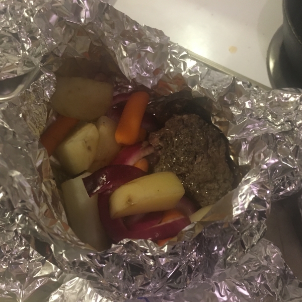 Sheet Pan Ground Beef, Potato, and Carrot Dinner