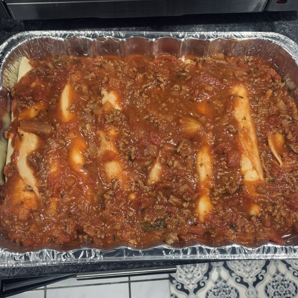 Christmas Eve Manicotti