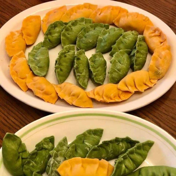 Colorful Korean Dumplings (Mandu)