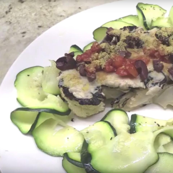 Mediterranean Cauliflower Steaks