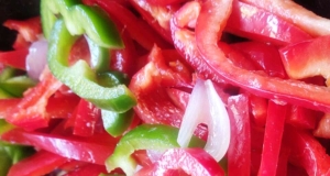 Caramelized Red Bell Peppers and Onions