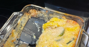 Cheesy Squash and Zucchini Casserole