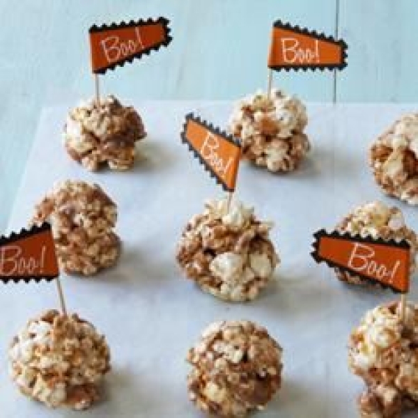 Butterfinger Popcorn Balls