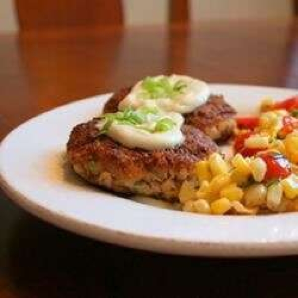 Perfect Crab Cakes With Green Onions