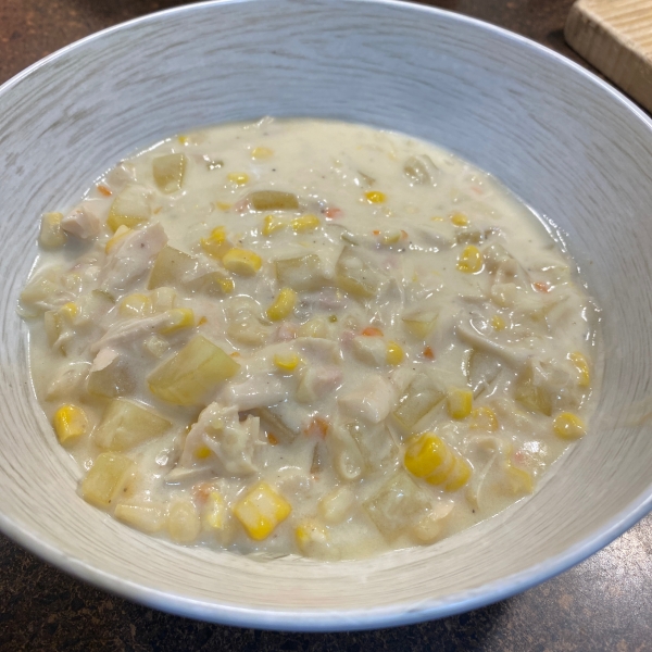 Easy Chicken and Corn Chowder