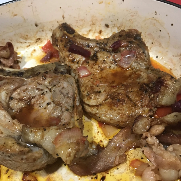 Pork Chops with Vinegar