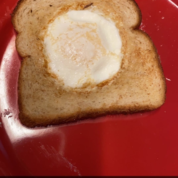 Cheesy Egg In A Basket