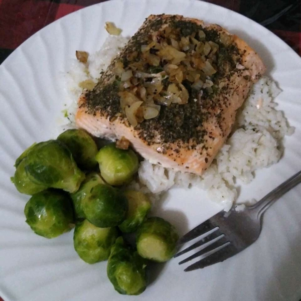 Garlic Lemon Butter Salmon