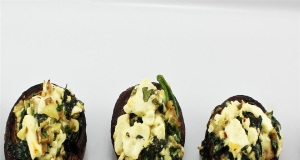 Easy Feta-Stuffed Mushrooms