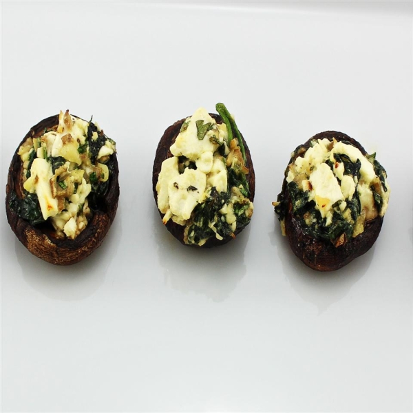 Easy Feta-Stuffed Mushrooms