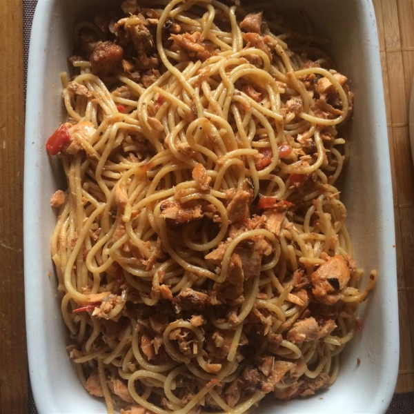 Salmon Pasta Pomodoro