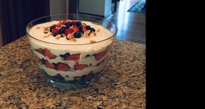 Strawberries and Cream Trifle