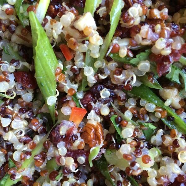 Quinoa Salad with Dried Fruit and Nuts