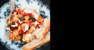 Summer Salad with Burrata, Tomatoes, and Nectarines