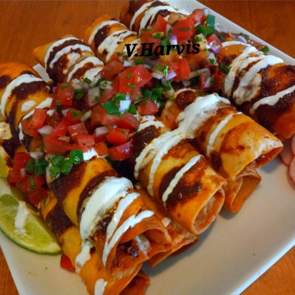 Spicy Chicken Taquitos