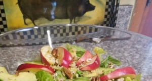 Romaine With Apple, Pecans and Blue Cheese