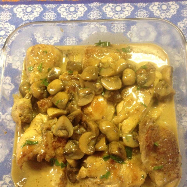 Petite Blanquette de Poulet a l'Estragon (Tarragon Chicken)