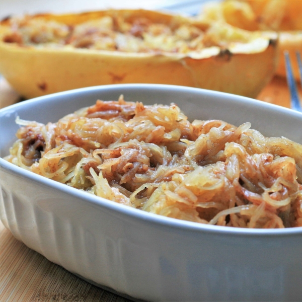 Simple Baked Spaghetti Squash (Toaster Oven)
