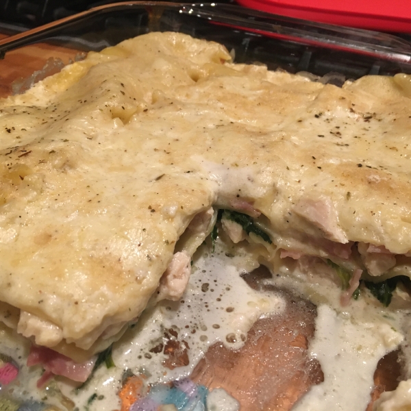 Chicken Cordon Bleu Lasagna