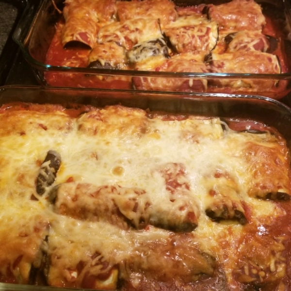 Cheesy Eggplant Rollatini