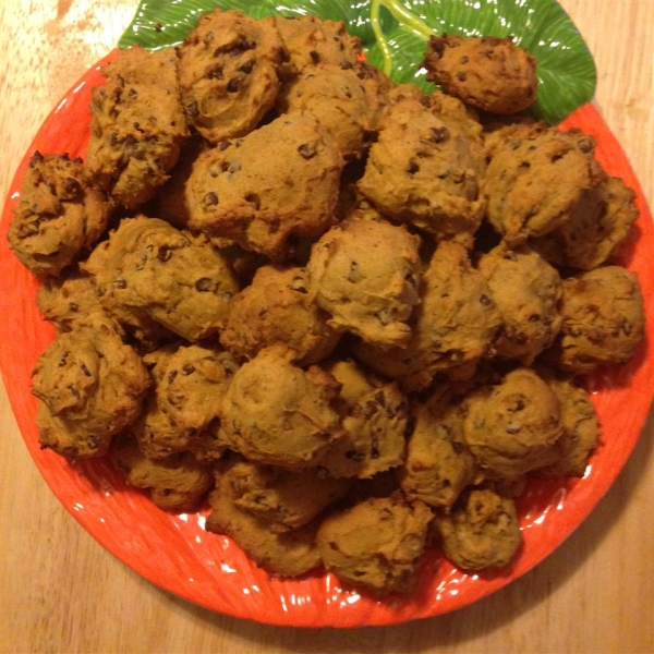 Egg Free Chocolate Chip Pumpkin Cookies