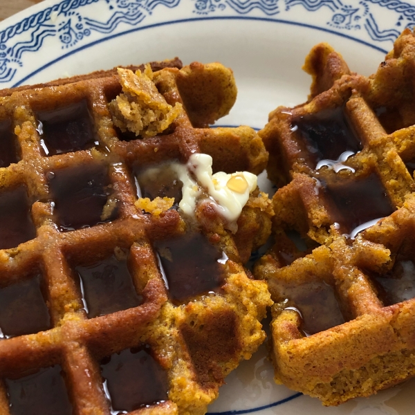 Perfect Gluten-Free Pumpkin Waffles