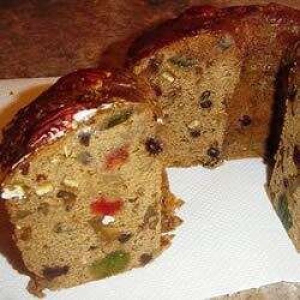 Holiday Bourbon Fruitcake