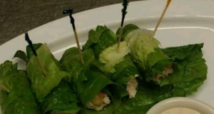 Chicken Caesar Salad on a Stick