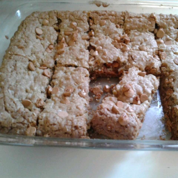 Oatmeal Scotchies in a Pan