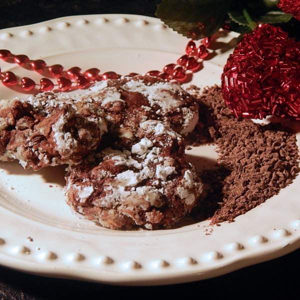 Flourless Triple Chocolate Cookies