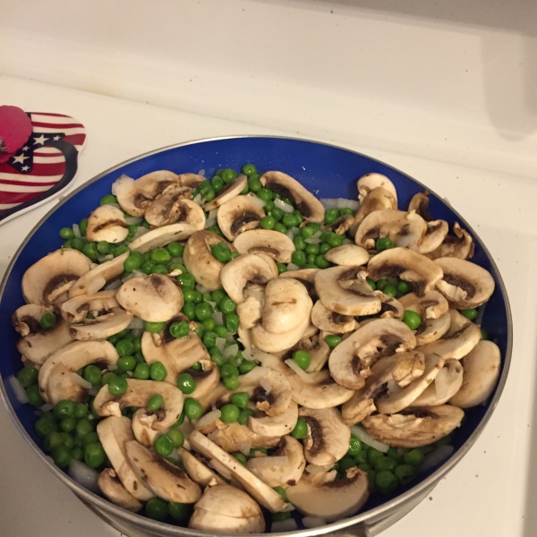 Peas with Mushrooms