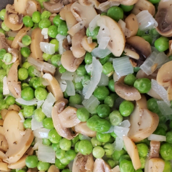 Peas with Mushrooms