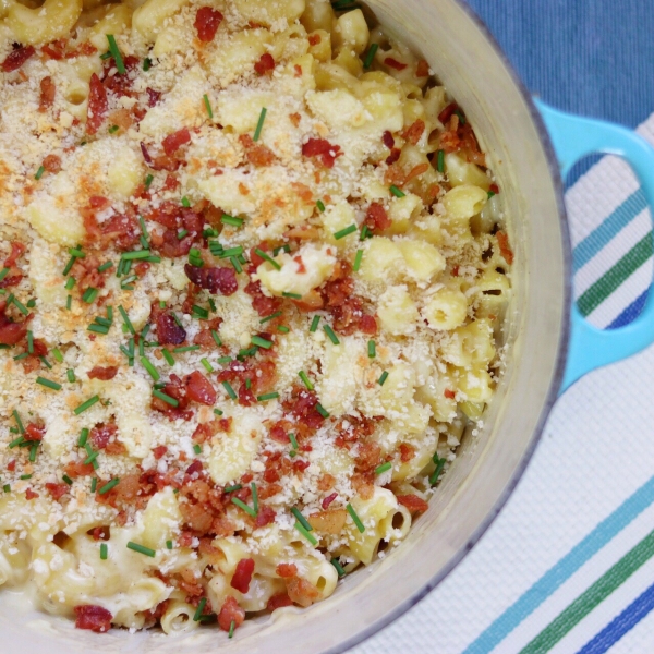 One-Pan White Cheddar Mac and Cheese