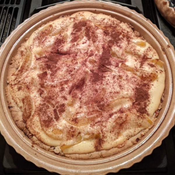 Peach and Cream Cheese Torte