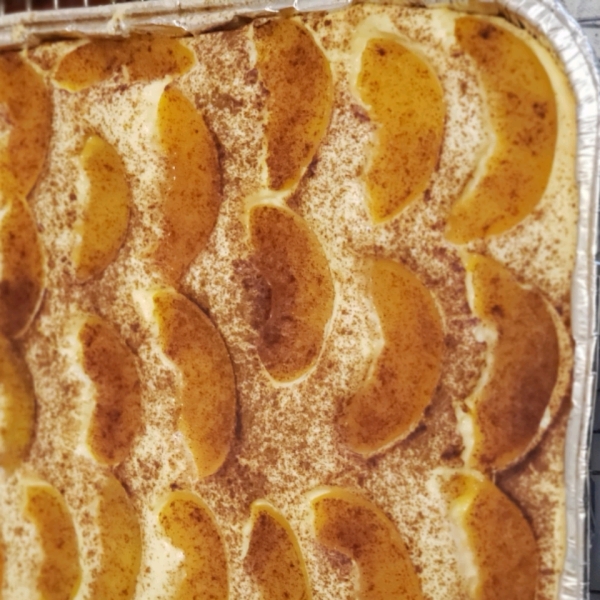 Peach and Cream Cheese Torte