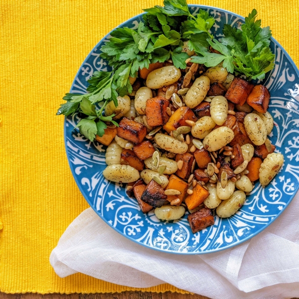 Harvest Herb Gnocchi with Pumpkin Seeds