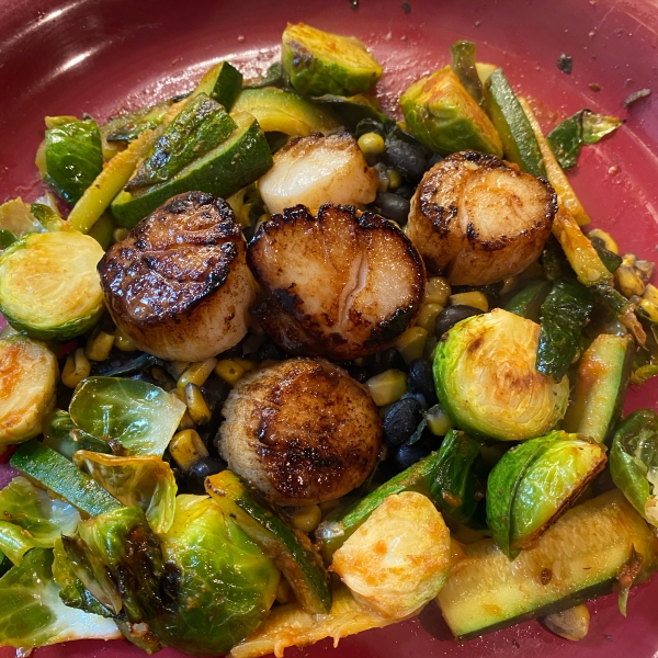 Simply Seared Scallops