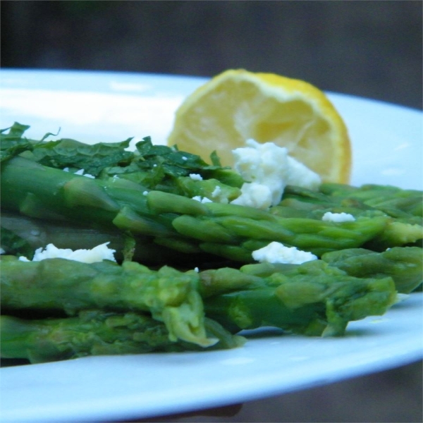 Minted Lemon Asparagus