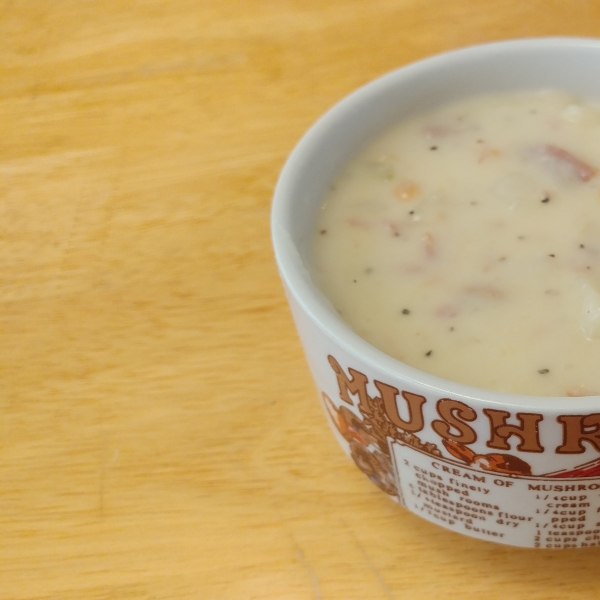 Healthier Delicious Ham and Potato Soup