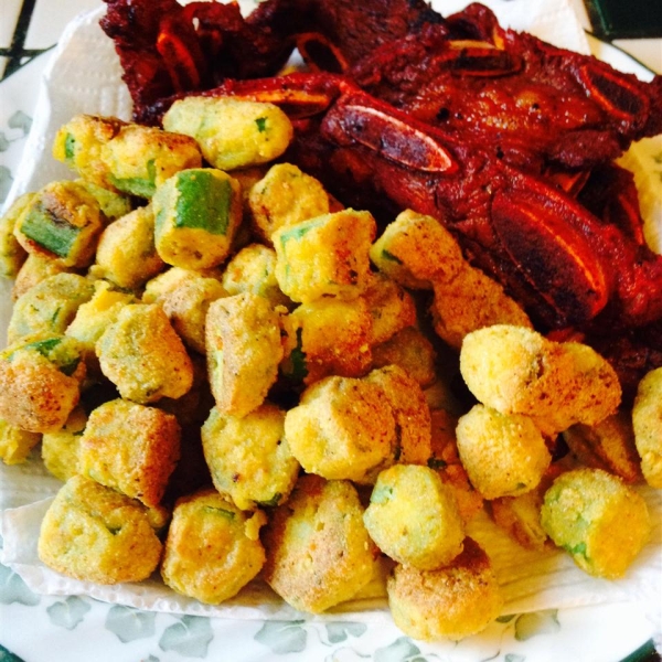 Spicy Southern-Fried Okra