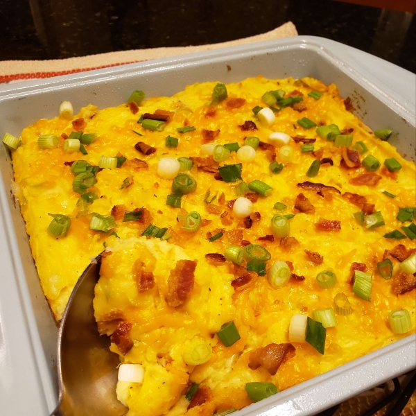 Easy Loaded Baked Potato Casserole